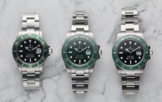 All the three different Submariner with green bezels are with high quality.