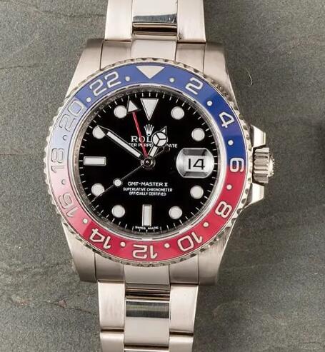 Rolex GMT-Master II fake is good choice for global travelers.